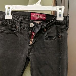 Lucky brand black skinny jeans